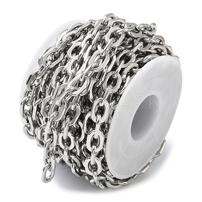 304 Stainless Steel Cable Chains CHS-G043-03P-1