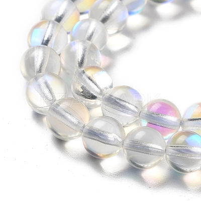 Synthetic Moonstone Beads Strands X-G-P528-J01-13-1