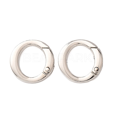 Alloy Spring Ring Clasps AL-B004-01P-A-1