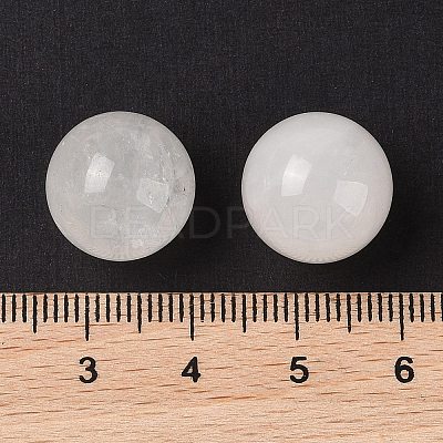 Natural Quartz Crystal No Hole Sphere Beads G-K353-04C-11-1