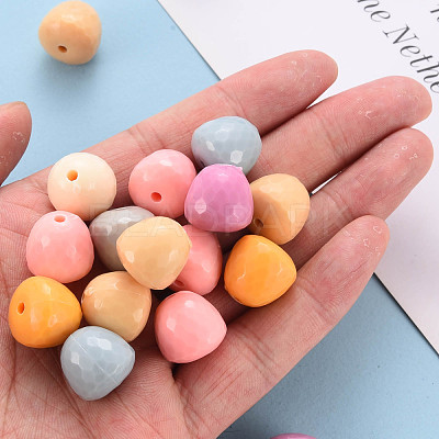 Opaque Acrylic Beads MACR-S373-10A-1