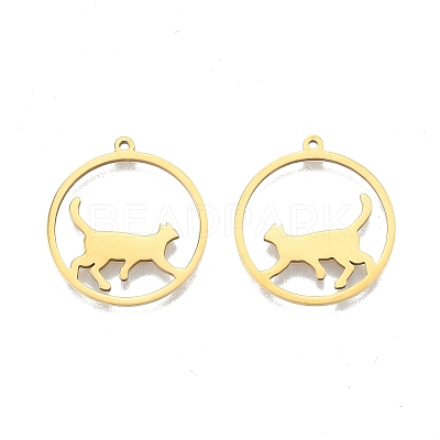 Ion Plating(IP) 201 Stainless Steel Pendants LS-STAS-N098-098LG-1