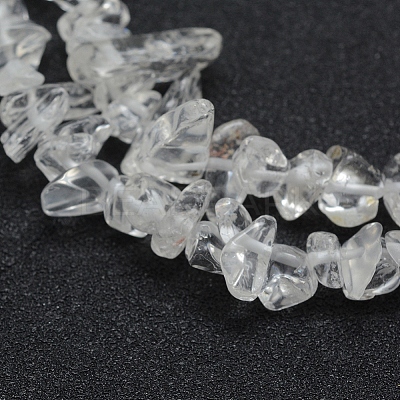 Natural Quartz Crystal Beads Strands X-G-P332-43-1