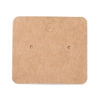 Blank Kraft Paper Earring Display Cards X1-CDIS-G005-05-1