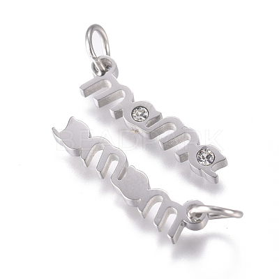 316 Surgical Stainless Steel Pendants STAS-L242-05P-1