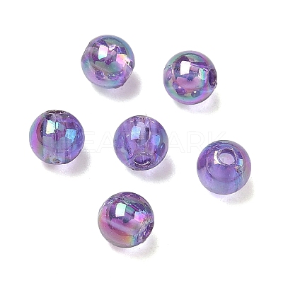 Eco-Friendly Transparent Acrylic Beads PL732-10-1