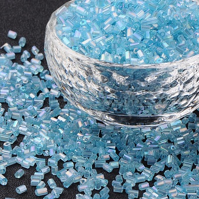 Two Cut Glass Seed Beads CSDB163-1