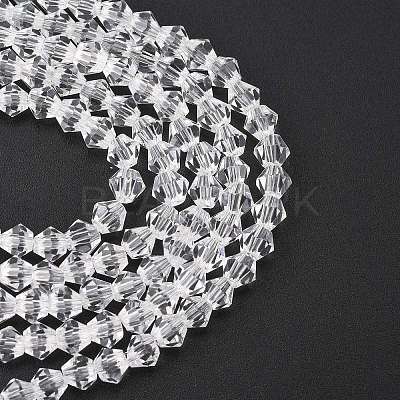 Imitate Austrian Crystal Bicone Glass Beads Strands LS-GLAA-F029-4x4mm-13-1