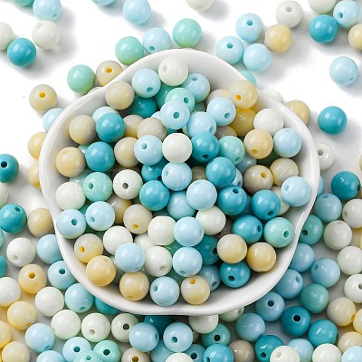 Opaque Acrylic Beads SACR-Q004-02D-1