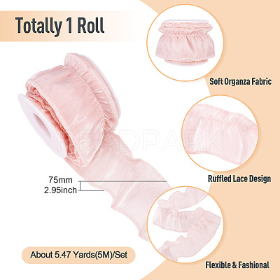 5m Polyester Lace Ribbon OCOR-TA0003-98B-1