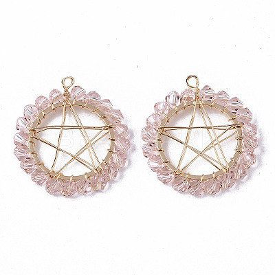 Glass Pendants KK-S354-004A-NF-1