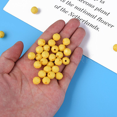Opaque Acrylic Beads MACR-S373-69-S06-1