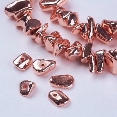 Electroplate Non-magnetic Synthetic Hematite Beads Strands G-K250-03A-RG-1