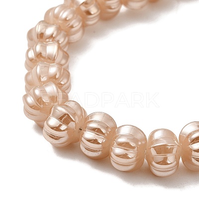 Pearl Luster Plated Electroplate Glass Beads GLAA-G106-02A-PL02-1