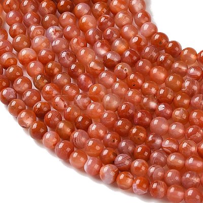 Natural South Red Agate Beads Strands GG-CBA6824-A01-01-1