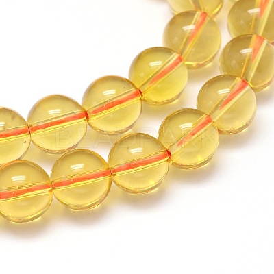 Natural Quartz Crystal Beads Strands X-G-H1648-8mm-03S-AA2-1