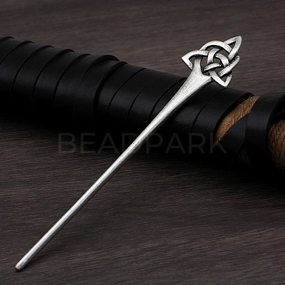 Trinity Knot Alloy Hair Sticks PW-WG10080-01-1