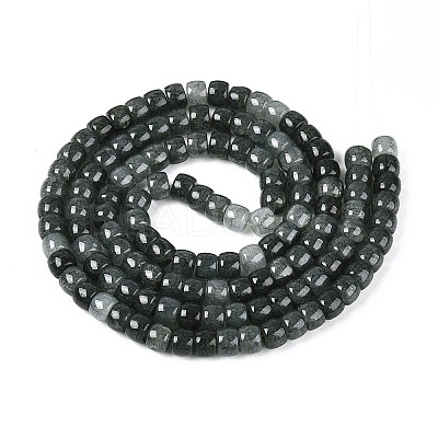 Baking Paint Crackle Glass Beads Strands DGLA-N019-02A-09-1