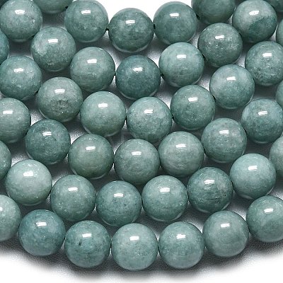 Natural Malaysia Jade Beads Strands G-L645-A01-8mm-12-1