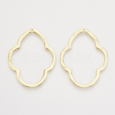 Alloy Open Back Bezel Pendants PALLOY-S121-192-1