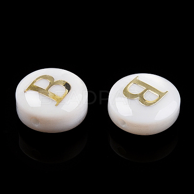 Natural Freshwater Shell Beads SHEL-N036-01B-1