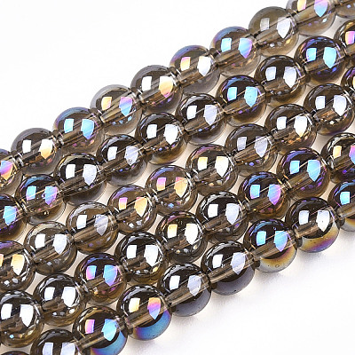 Electroplate Transparent Glass Beads Strands LS-GLAA-T032-T8mm-AB02-1