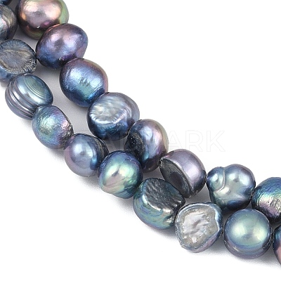 Natural Cultured Freshwater Pearl Beads Strands PEAR-P064-20B-02B-1