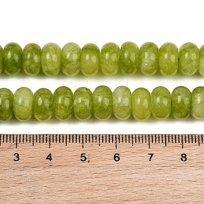 Dyed Natural White Jade Beads Strands G-G107-A40-01-1
