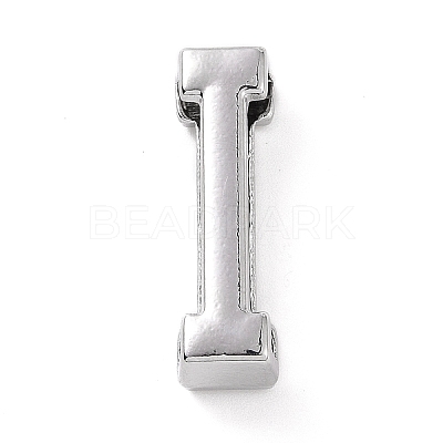 Alloy Letter Slide Charms FIND-A023-17I-1