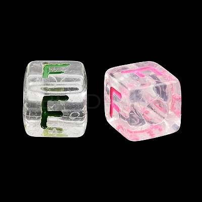 Acrylic European Beads MACR-I042-01F-1