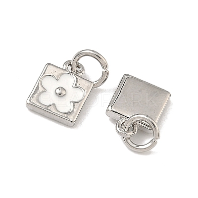 Brass Enamel Pendants KK-B170-04P-03-1