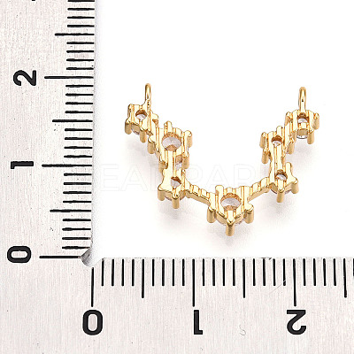 Brass Micro Pave Cubic Zirconia Pendants KK-N261-120I-G-1