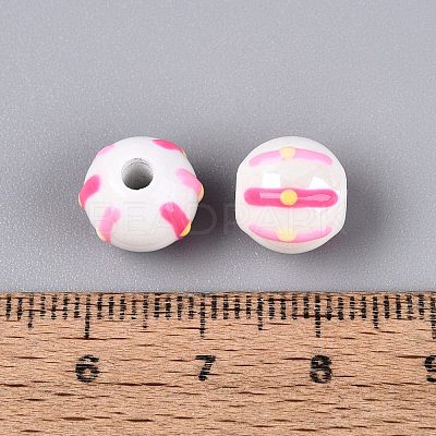 Handmade Porcelain Ceramic Beads PORC-Q005-03L-1