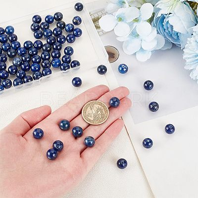 Natural Lapis Lazuli Beads Strands G-OC0001-76-1