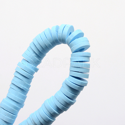Handmade Polymer Clay Beads X-CLAY-R067-4.0mm-36-1