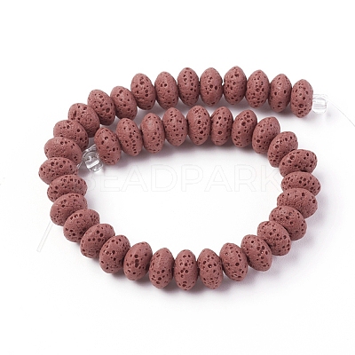 Natural Lava Rock Beads Strands G-F671-01A-10-1