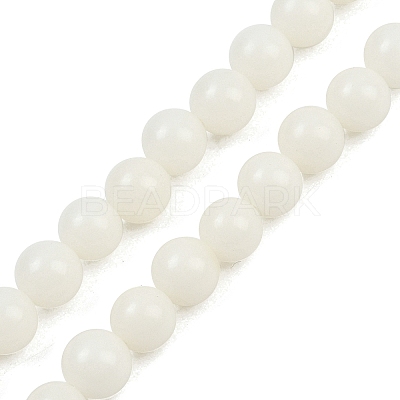 Natural Bodhi Root Beads Strand WOOD-B010-C02-8mm-1