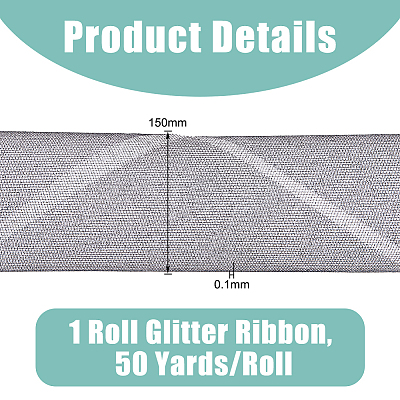 Sequin Polyester Mesh Fabric DIY-WH0021-28C-1