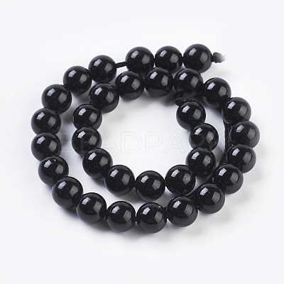 Natural Tourmaline Beads Strands X-G-G099-6mm-11-1