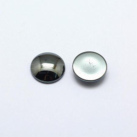 Non-Magnetic Synthetic Hematite Cabochons Z28WB018-1