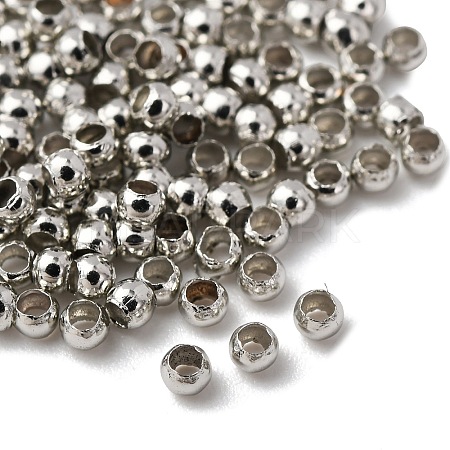 Brass Crimp End Beads X-E002-NF-1