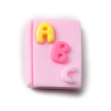 Teachers' Day Opaque Resin Cabochons CRES-WH0001-57E-1