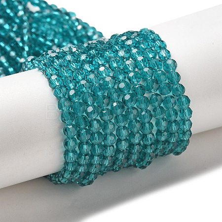 Transparent Glass Beads EGLA-A035-T4mm-D12-1