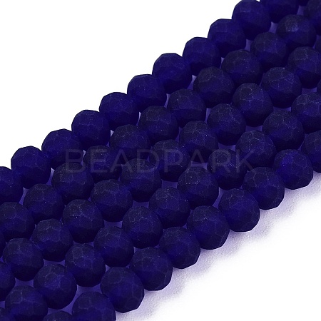 Transparent Glass Beads Strands EGLA-A044-T4mm-MD06-1