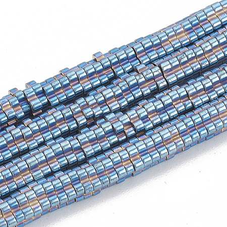 Electroplate Non-magnetic Synthetic Hematite Beads Strands G-T061-134A-1