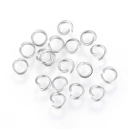 304 Stainless Steel Open Jump Rings STAS-F110-08P-1