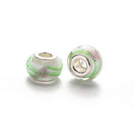 Handmade Lampwork European Beads LPDL-N001-087-F10-1