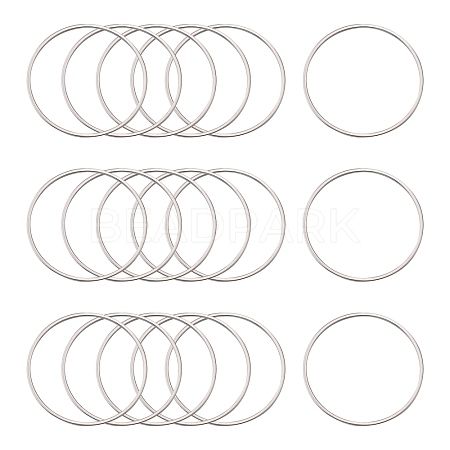 Tarnish Resistant 304 Stainless Steel Linking Ring STAS-T047-15C-1