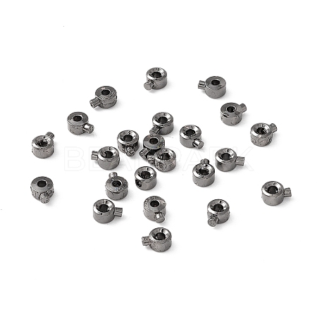 Brass Crimp Beads KK-E280-01B-1