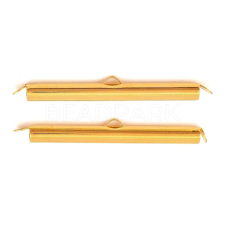 Iron Slide On End Clasp Tubes IFIN-R212-4.0cm-G-1